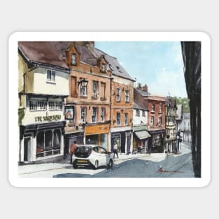 Wyle Cop, Shrewsbury, Shropshire Sticker